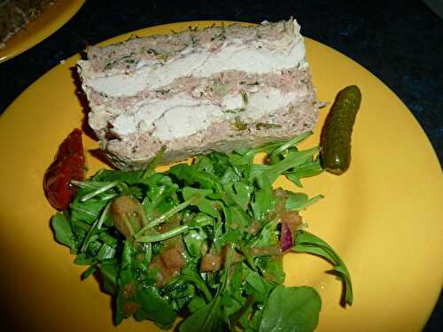 TERRINE DE VOLAILLE ET LARD FUME