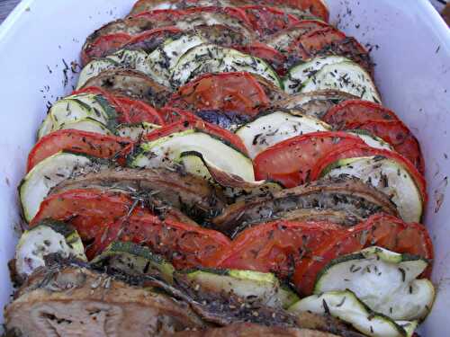 TIAN DE LEGUMES AUX ANCHOIS