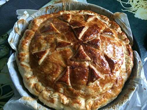 TOURTE AU SAUMON EPINARDS ET PARMESAN