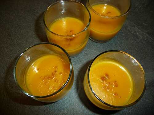 VELOUTE DE CAROTTE A L ORANGE