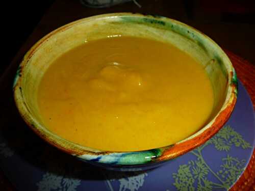 VELOUTE DE CAROTTES AU CURRY