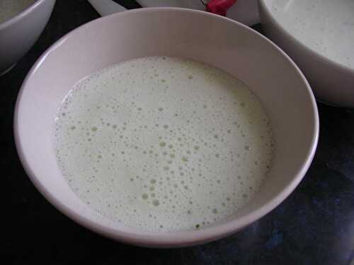 VELOUTE DE CONCOMBRE A LA MENTHE