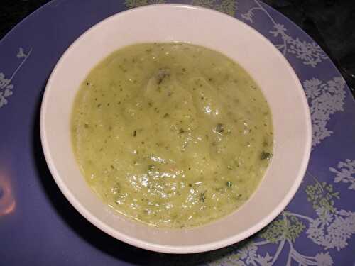 VELOUTE DE COURGETTE