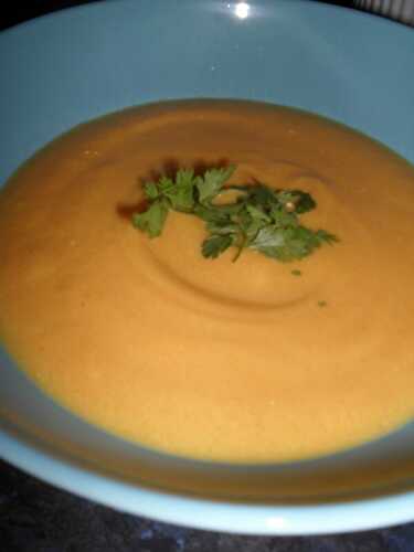 VELOUTE DE POTIRON AU CUMIN