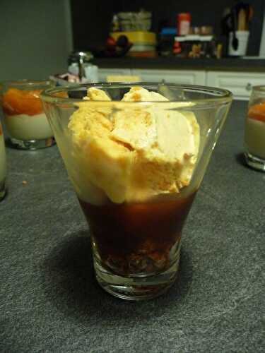 VERRINE ABRICOT CARAMEL DE POMME