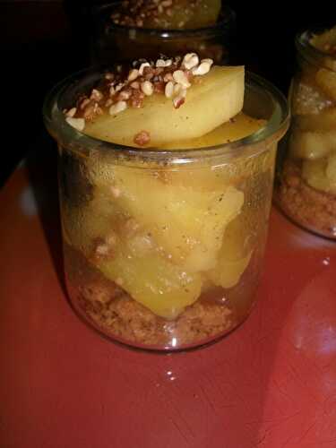 VERRINE ANANAS SPECULOOS