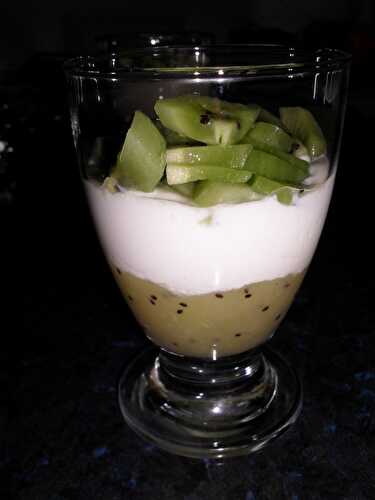 VERRINE AU KIWI