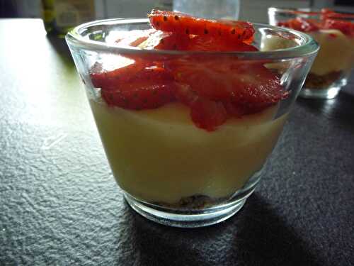 VERRINE CITRON FRAISE