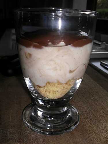 VERRINE FROMAGE BLANC ET CREME DE MARRON