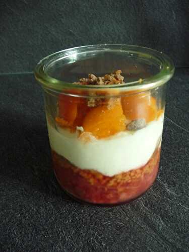 VERRINE RHUBARBE-ABRICOT