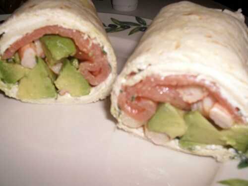 WRAP SAUMON AVOCAT