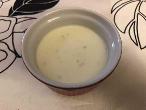 CREME AU CITRON sans cuisson