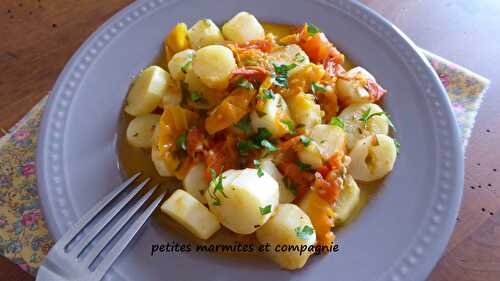 Asperges et mini tomates façon provençale