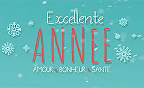 Bonne année 2019…