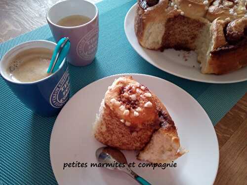 Brioche roulée à la cannelle-cinnamon rolls