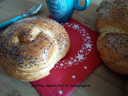 Challah à la vanille et graines de pavot