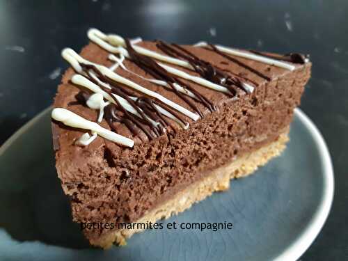 Cheesecake au chocolat sans cuisson