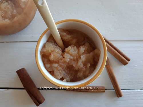 Compote de pommes à la cannelle