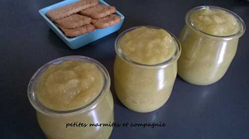 Compote rhubarbe et pommes