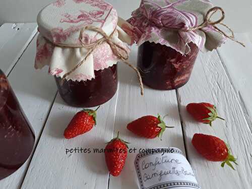 Confiture de guariguettes au basilic