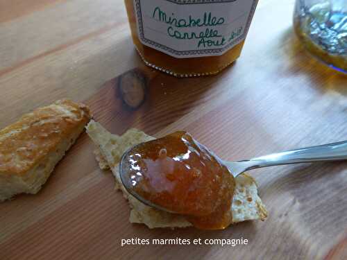 Confiture de mirabelles à la cannelle