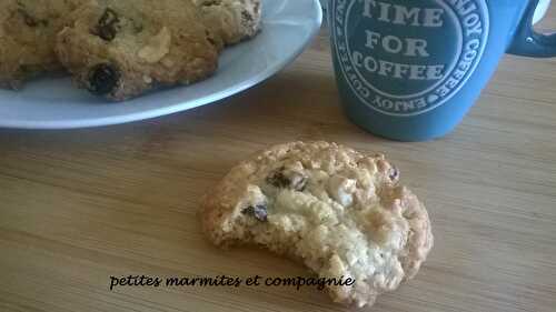 Cookies raisins et noix