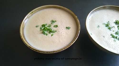 Crème de lentilles corail au lait de coco