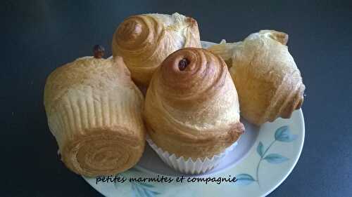 Croffins aux raisins