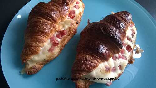 Croissants au jambon