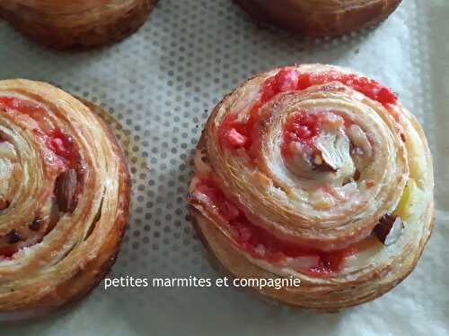 Escargots pralines amandes