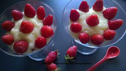 Fraises au lemon curd