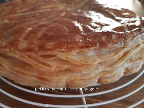 Galette des rois à la frangipane pistache et chocolat