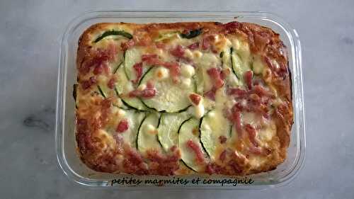 Gratin de courgettes au chèvre