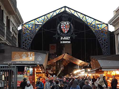 Le marché de la BOQUERIA à Barcelone