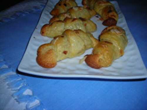 Mini croissants aux amandes