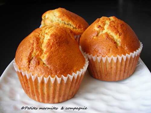 Muffins à la banane au miel et au gingembre