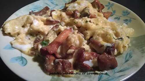 Omelette aux girolles