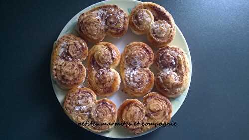 Palmiers feuilletés à la cannelle