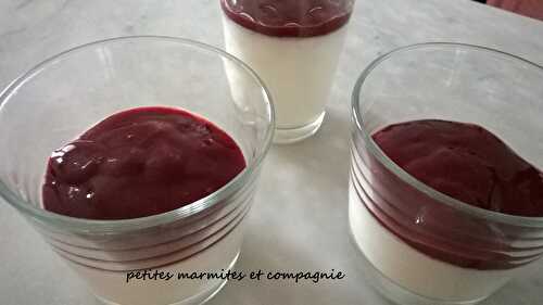 Panna cotta à la framboise