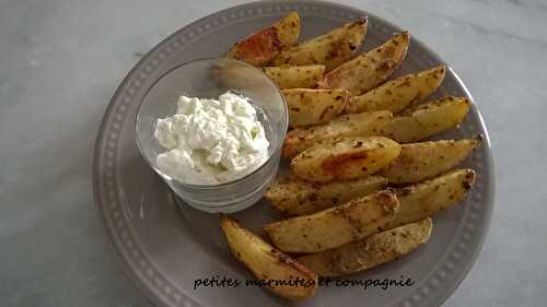 Potatoes sauce crémeuse au wasabi