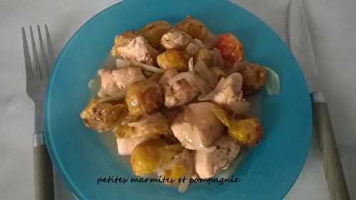 Poulet aux mirabelles et aux épices