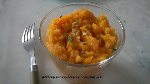 Purée de patate douce