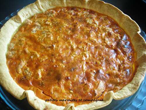 Quiche au thon et à la tomate