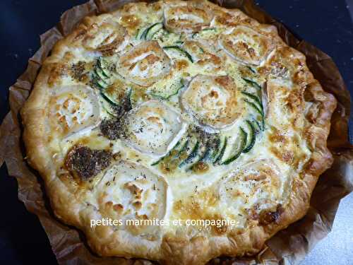 Quiche courgettes chèvre