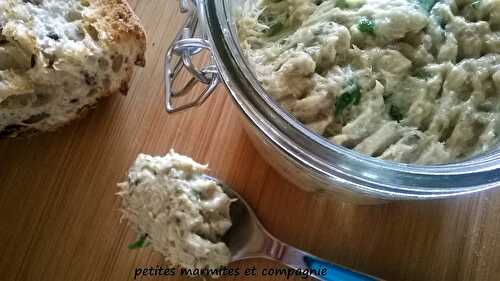 Rillettes de maquereaux-anchois-pesto