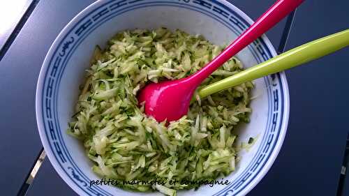 Salade de courgettes à la menthe