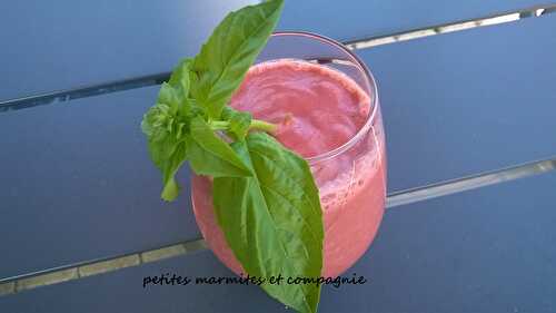 Smoothie betteraves et basilic