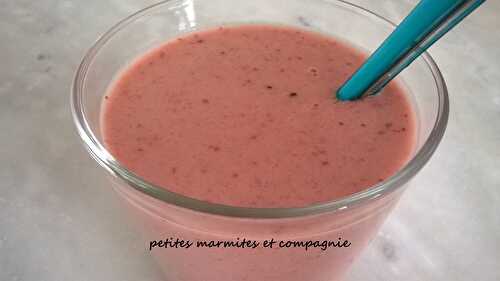 Smoothie fraises kiwi