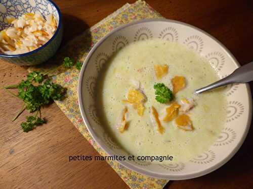 Soupe de haddock fumé