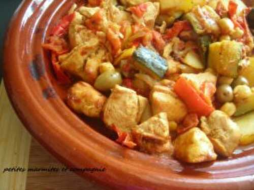 Tajine de poulet au citron